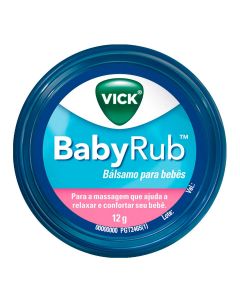 VICK BABYRUB POMADA CALMANTE INFANTIL 12G