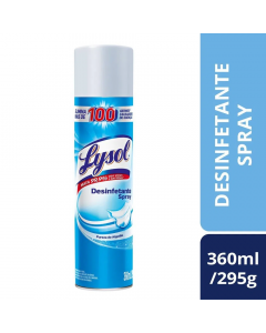 DESINFETANTE LYSOL SPRAY PUREZA/ALGODÃO COM 360ML