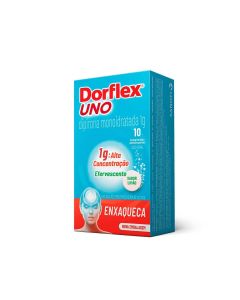 DORFLEX UNO 1G COM 10 COMPRIMIDOS EFERVESCENTES 