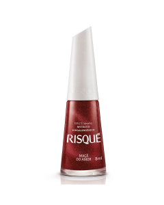 ESMALTE RISQUÉ METÁLICO MAÇÃ DO AMOR COM 8ML