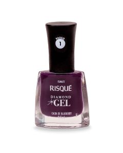 ESMALTE RISQUE DIAMOND GEL CALDA BLUEBERRY 9,5ML