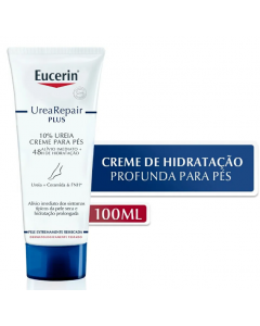 CREME DE HIDRATAÇÃO PARA PÉS EUCERIN UREA REPAIR PLUS 10% UREIA 100ML