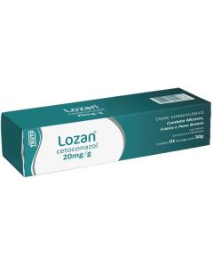 CREME LOZAN CETOCONAZOL 20MG COM 30G