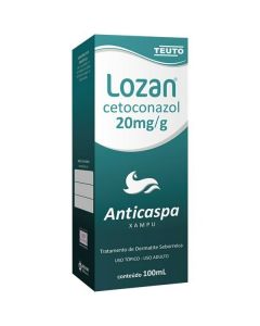 SHAMPOO LOZAN CETOCONAZOL 20MG COM 100ML