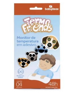 MONITOR ADESIVO DE TEMPERATURA TERMO FRIENDS - BABYDEAS