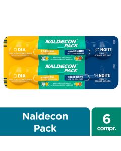 NALDECON PACK DIA E NOITE COM 6 COMPRIMIDOS
