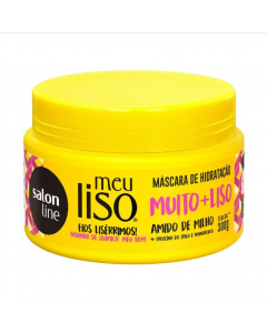 MÁSCARA MEU LISO MUITO+LISO AMIDO DE MILHO SALON LINE 300G