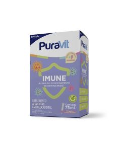 POLIVITAMÍNICO PURAVIT IMUNE SOLUÇÃO ORAL 75ML + DOSADOR