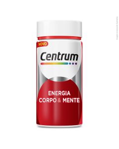 SUPLEMENTO ALIMENTAR CENTRUM ENERGIA CORPO & MENTE - 60 CÁPSULAS
