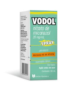 ANTIMICÓTICO VODOL 20MG SPRAY COM 60ML