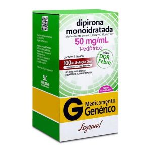 DIPIRONA  SOLUÇÃO FRAMBOESA 50MG DE100ML LEGRAND GE