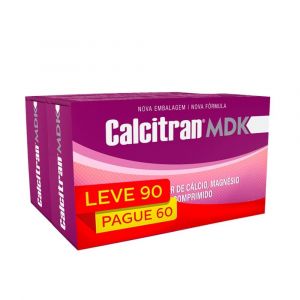 CALCITRAN MDK PAGUE 60 LEVE 90 COMPRIMIDOS