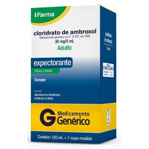 CLORIDRATO DE AMBROXOL PRATI-DONADUZZI 30MG/ML, CAIXA COM 120ML DE XAROPE ADULTO 