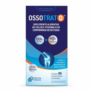 CÁLCIO + VITAMINA D OSSOTRAT-D COM 60 COMPRIMIDOS
