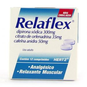 RELAFLEX 300MG + 35MG + 50MG CAIXA COM 12 COMPRIMIDOS 