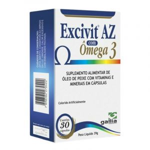 SUPLEMENTO ALIMENTAR EXCIVIT AZ COM 30 CÁPSULAS - GALLIA