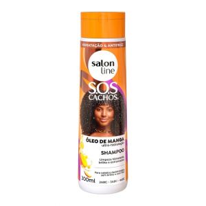 SHAMPOO SALON LINE SOS CACHOS ÓLEO DE MANGA 300ML