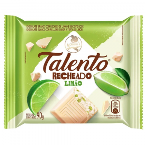 CHOCOLATE BRANCO TALENTO COM RECHEIO DE LIMÃO COM 90G