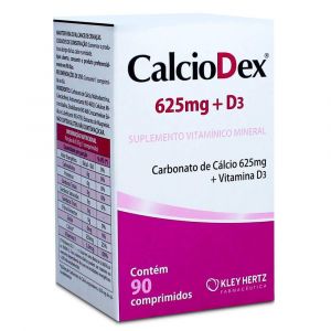 CALCIODEX 625MG+D3 COM 90 COMPRIMIDOS 