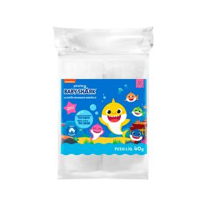 ALGODÃO QUADRADO BABY SHARK CREMER 40G