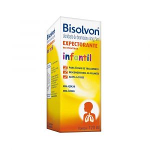 BISOLVON XAROPE INFANTIL 4MG/5ML SABOR MORANGO COM 120ML