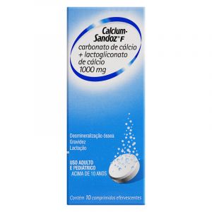 CALCIUM SANDOZ FF COM 10 COMPRIMIDOS
