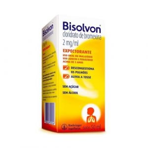 BISOLVON 2MG SOLUÇÃO ORAL GOTAS COM 50ML