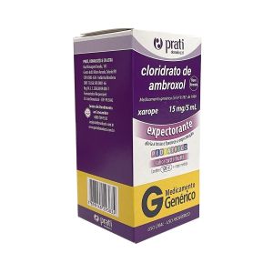 CLORIDRATO DE AMBROXOL XAROPE INFANTIL PRATI-DONADUZZI 15MG/5ML, CAIXA COM 120ML + 1 COPO MEDIDOR