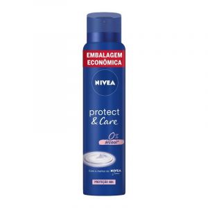 DESODORANTE NIVEA AEROSSOL 200ML FEMININO PROTECT  CARE