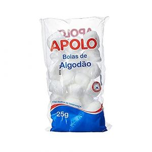 ALGODAO EM BOLA PACOTE COM 25 GRAMAS - APOLO