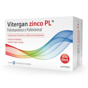 VITERGAN ZINCO POLIVITAMINICO Pl COM 60 COMPRIMIDOS