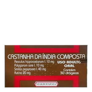 CASTANHA DA INDIA COMPOSTA 30 DRÁGUEAS
