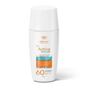 PROTETOR SOLAR FACIAL DARROW ACTINE AQUAFLUID FPS 60 SEM COR 40G