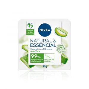 SABONETE NIVEA NATURAL E ESSENCIAL ALOE VERA 90G