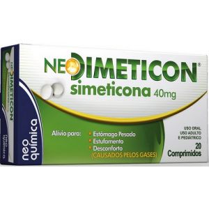NEO DIMETICON 40MG, CAIXA COM 20 COMPRIMIDOS