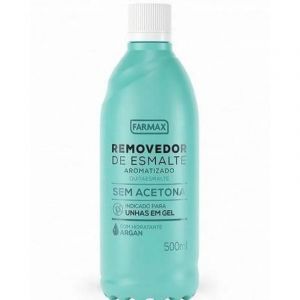 REMOVEDOR DE ESMALTE SEM ACETONA ARGAN 500ML FARMAX