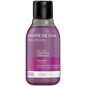 ÓLEO CORPORAL E CAPILAR SEMENTE DE UVA 60ML FARMAX