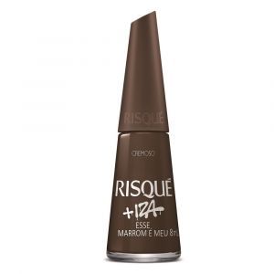 ESMALTE RISQUÉ IZA ESSE MARROM É MEU 8ML