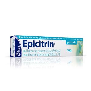 EPICITRIN SULFATO DE NEOMICINA 5MG/M +  BACITRACINA ZÍNCICA 250UI/G POMADA 10G
