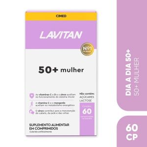 POLIVITAMÍNICO LAVITAN 50+ MULHER 60 CÁPSULAS