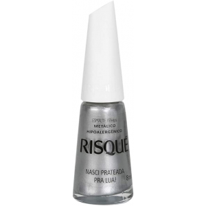 ESMALTE RISQUÉ NASCI PRATEADA PRA LUA 8ML