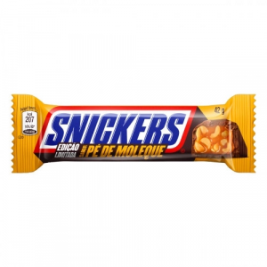 CHOCOLATE  SNICKERS SABOR PÉ DE MOLEQUE COM 42G