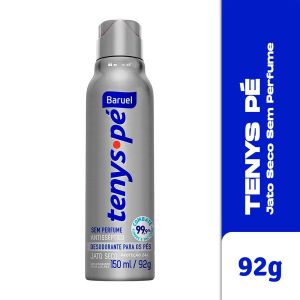  DESODORANTE PARA OS PÉS TENYS PÉ BARUEL SEM PERFUME JATO SECO COM 150ML