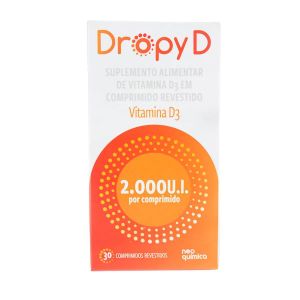 DROPY D COLECALCIFEROL 2.000UI COM 30 COMPRIMIDOS