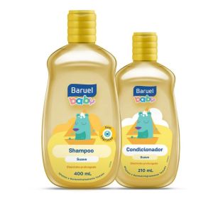 KIT BARUEL BABY SUAVE SHAMPOO 400ML + CONDICIONADOR 210ML