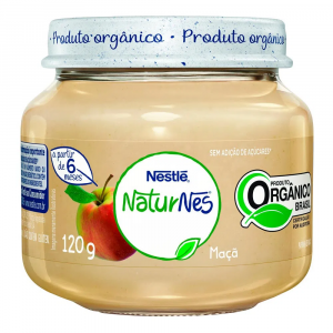 PAPINHA ORGÂNICA NESTLÉ NATURNES MAÇÃ COM 120G