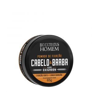 BIO EXTRATUS HOMEM CABELO E BARBA - POMADA DE FIXAÇÃO FORTE 50G