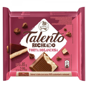 CHOCOLATE TALENTO DE TORTA HOLANDESA COM 85G