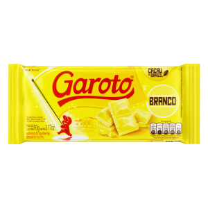 CHOCOLATE BRANCO GAROTO BARRA 90G