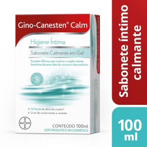 SABONETE ÍNTIMO EM GEL GINO-CANESTEN CALM 100ML 2UN